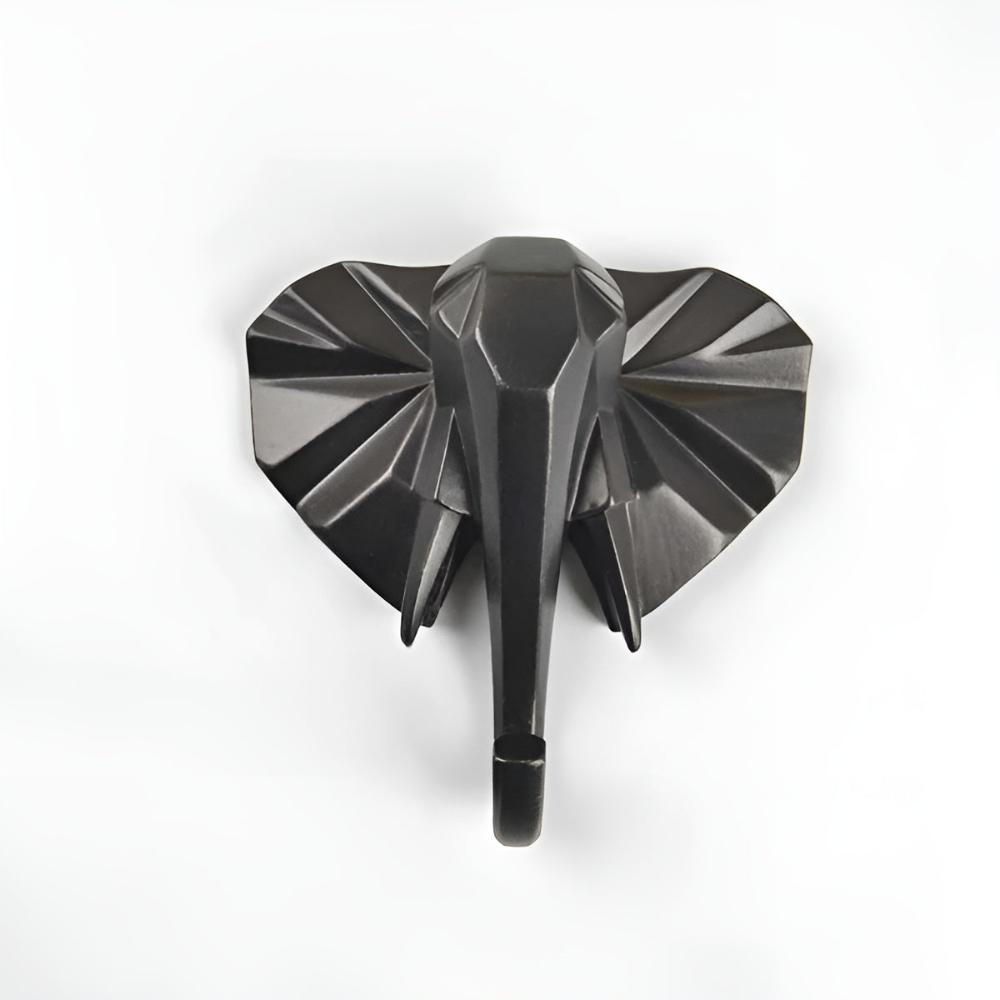 Stylish Animal Head Wall-Mounted Key Holder - Decorative Home Organizer for Keys & Accessories