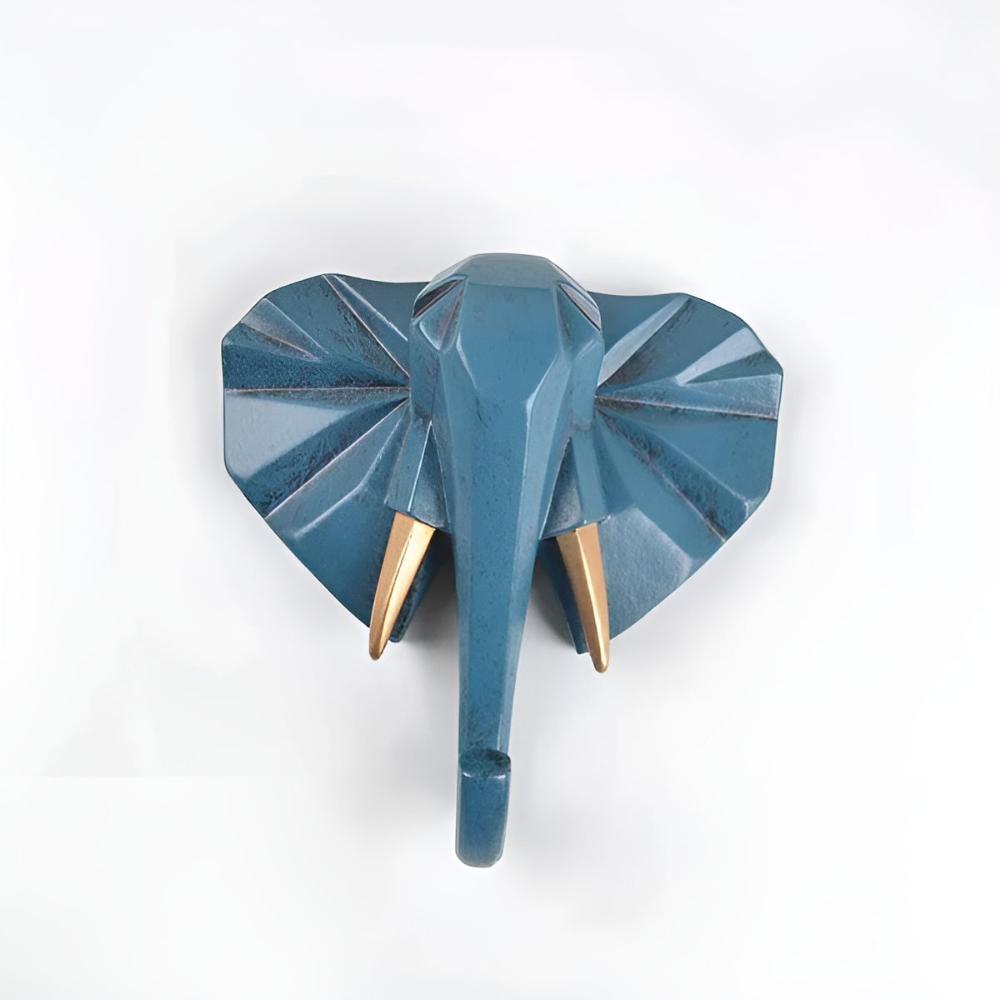 Stylish Animal Head Wall-Mounted Key Holder - Decorative Home Organizer for Keys & Accessories