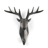 Stylish Animal Head Wall-Mounted Key Holder - Decorative Home Organizer for Keys & Accessories