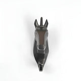 Stylish Animal Head Wall-Mounted Key Holder - Decorative Home Organizer for Keys & Accessories