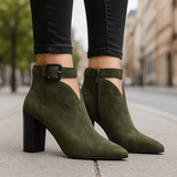 Women's side zip ankle boots, view 2