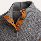 Men's cable-knit cardigan, view 3