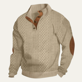 Men's cable-knit cardigan, view 5