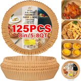 EasyCrisp Anti-Adhesive Disposable Air Fryer Liners - Non-Stick, Eco-Friendly, Perfect for Healthy Cooking