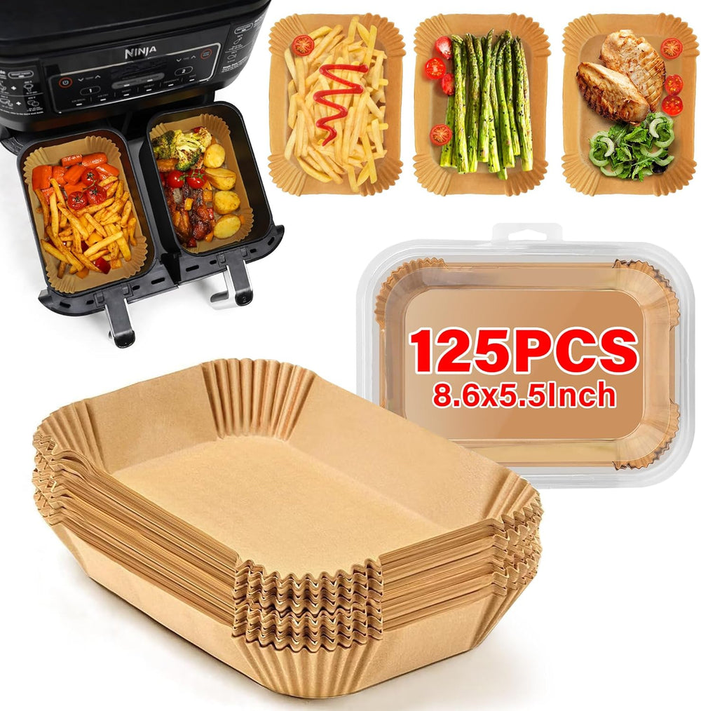 EasyCrisp Anti-Adhesive Disposable Air Fryer Liners - Non-Stick, Eco-Friendly, Perfect for Healthy Cooking
