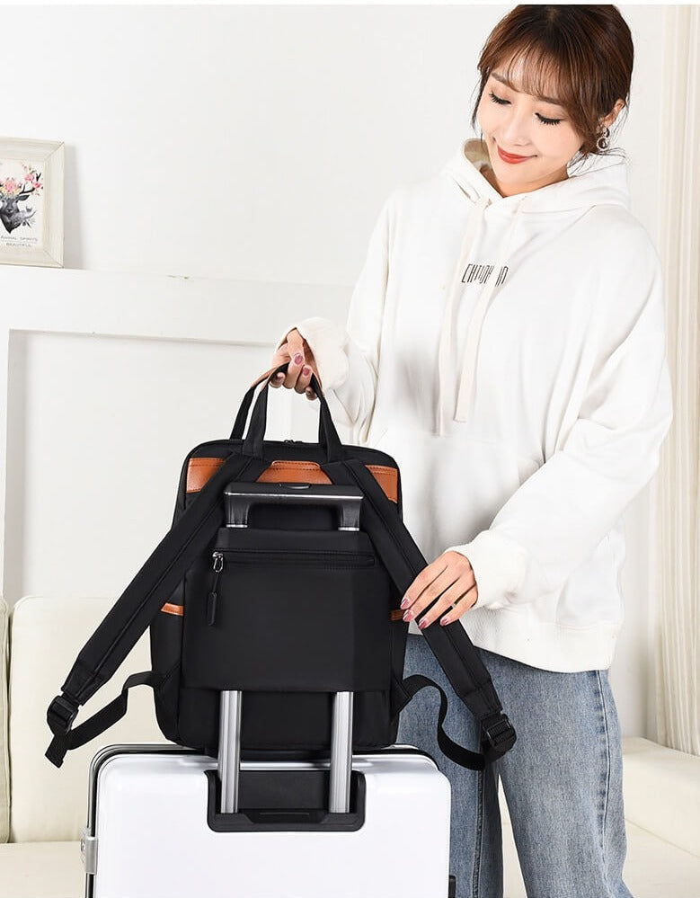 TheftGuard – Waterproof Anti-Theft Travel Backpack, Lightweight Oxford Design