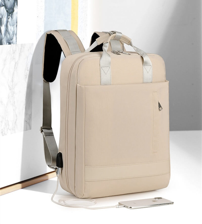 Secure Anti-Theft Backpack with Hidden Zippers, USB Charging Port & Water-Resistant Design - Perfect for Travel & Daily Use