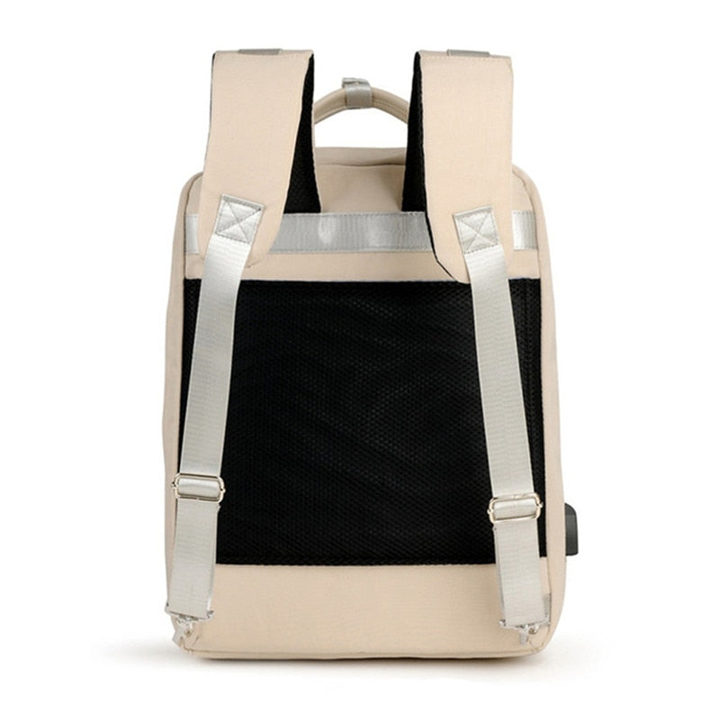 Secure Anti-Theft Backpack with Hidden Zippers, USB Charging Port & Water-Resistant Design - Perfect for Travel & Daily Use