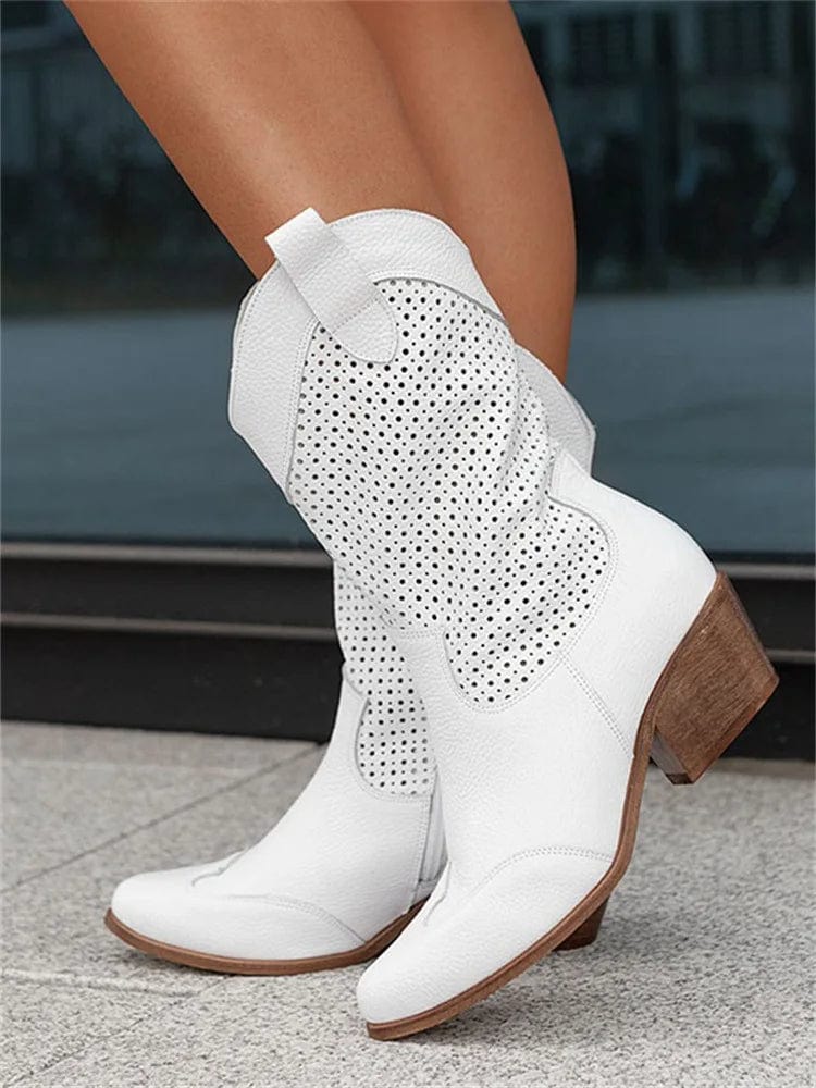 Women's side zip ankle boots, view 2