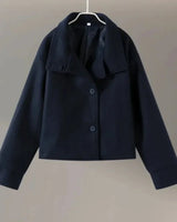 Women's high neck coat, view 4