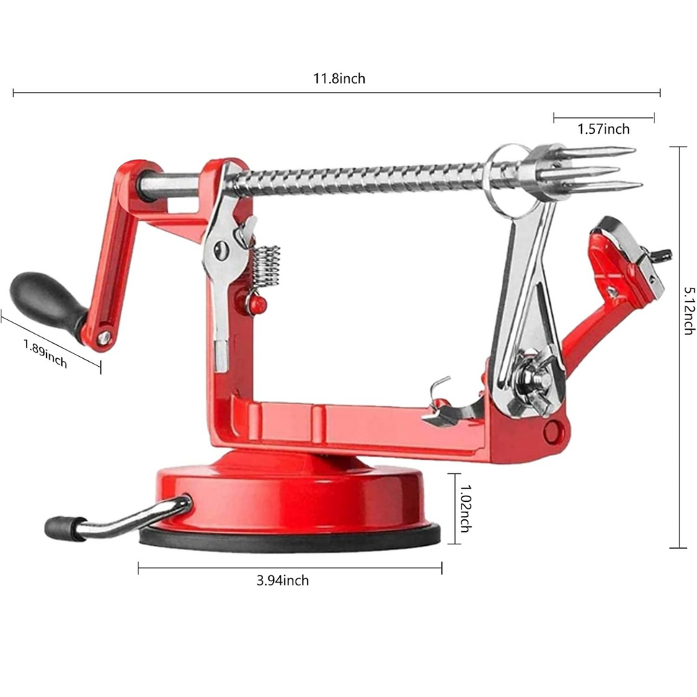 CoreSlicer Apple Peeler & Cutter with Suction Cup - Effortless Core Removal & Slicing Tool for Perfect Apple Slices