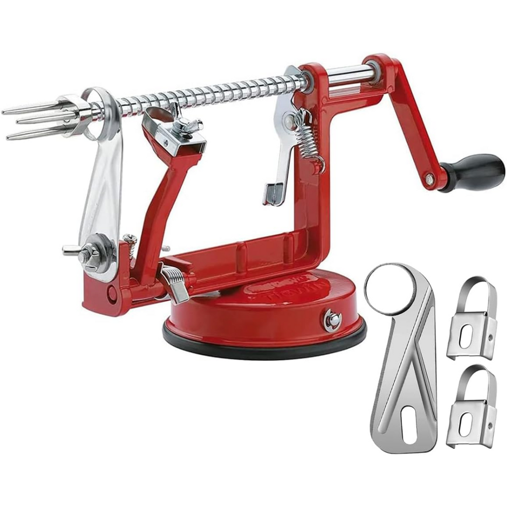 CoreSlicer Apple Peeler & Cutter with Suction Cup - Effortless Core Removal & Slicing Tool for Perfect Apple Slices