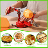 CoreSlicer Apple Peeler & Cutter with Suction Cup - Effortless Core Removal & Slicing Tool for Perfect Apple Slices