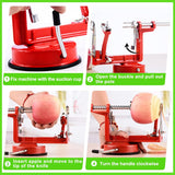 CoreSlicer Apple Peeler & Cutter with Suction Cup - Effortless Core Removal & Slicing Tool for Perfect Apple Slices