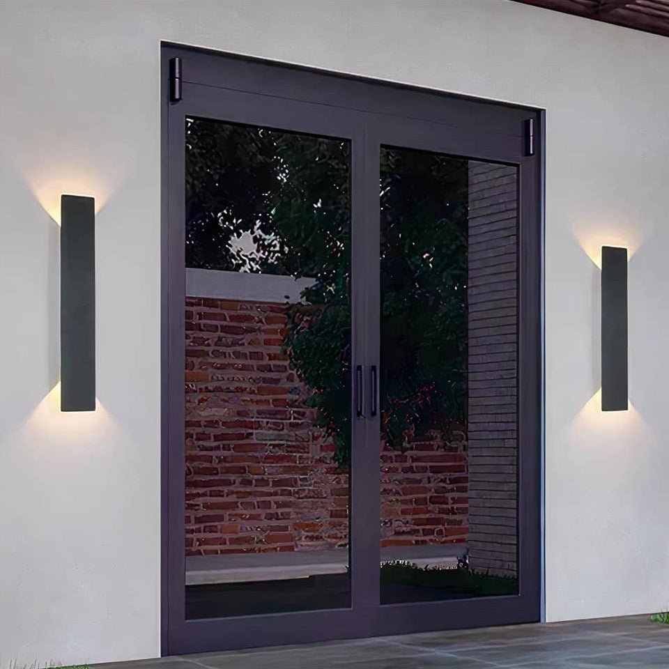 LED Outdoor Wall Light – Up & Down Beam, IP65 Waterproof, Aluminum Housing
