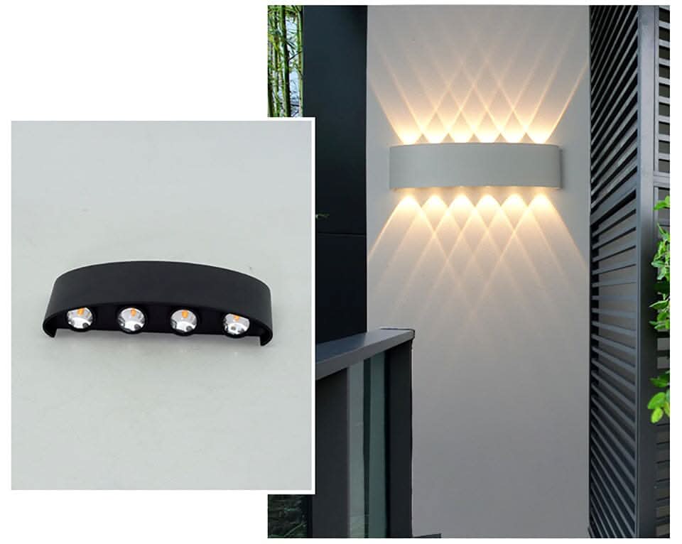 Outdoor LED Wall Light – Waterproof, Aluminum & Adjustable Beam