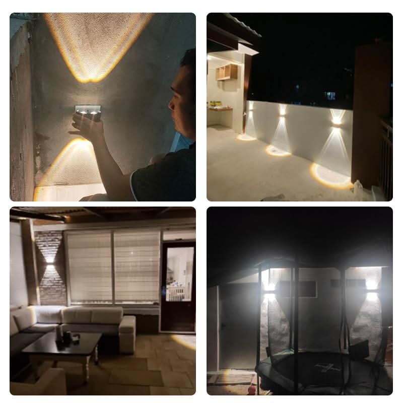 Outdoor LED Wall Light – Waterproof, Aluminum & Adjustable Beam