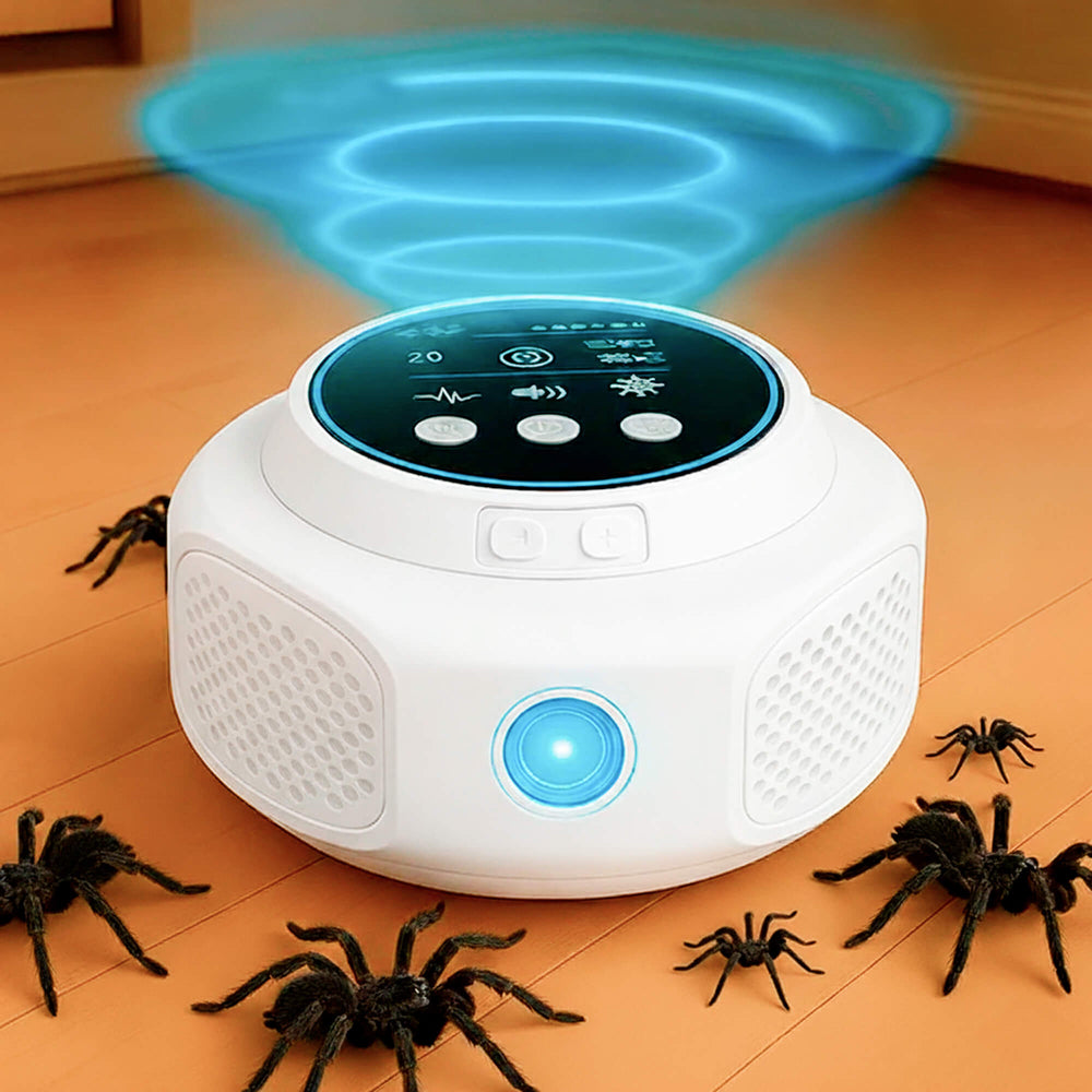 Ultrasonic Spider Repeller Plug-In - Chemical-Free Pest Control Solution for Home & Garden