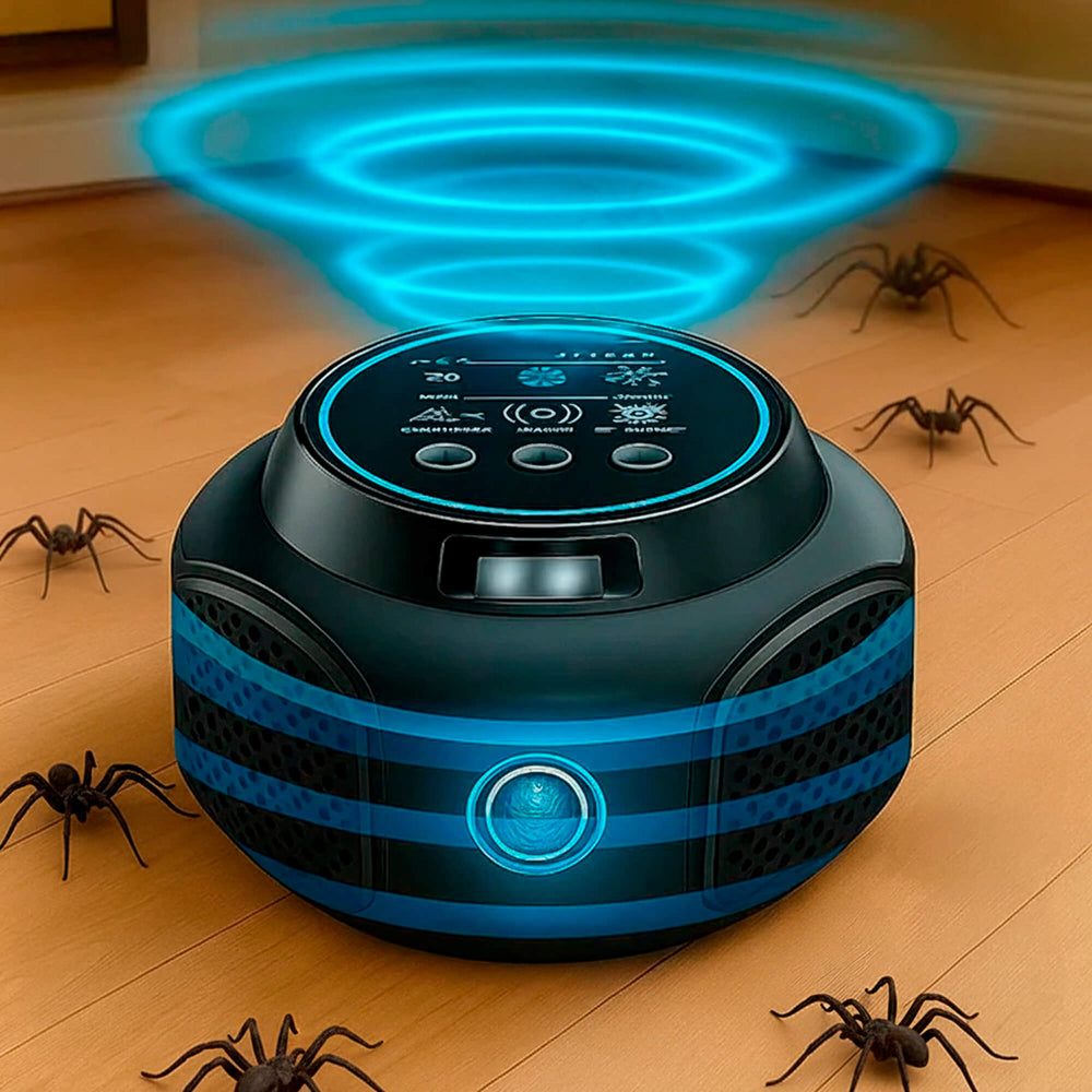 Ultrasonic Spider Repeller Plug-In - Chemical-Free Pest Control Solution for Home & Garden