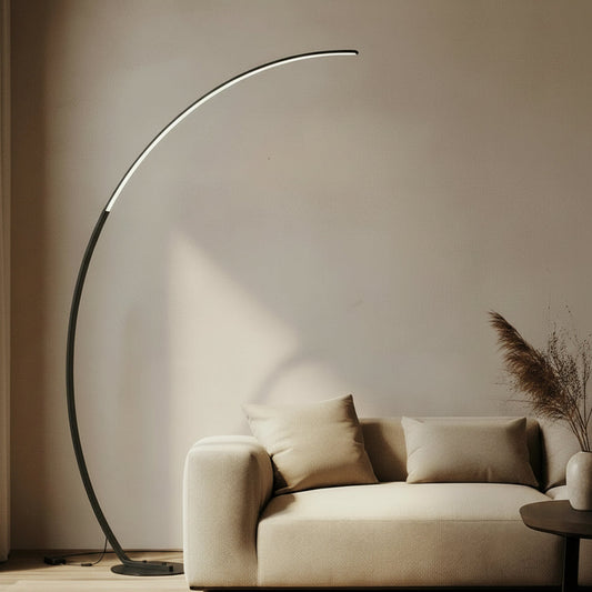 Arc Floor Lamp – Modern LED, Adjustable Height & Reading Light