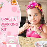 Kids Bracelet Making Kit – 82 Pieces, BPA-Free & Storage Box
