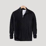 Men's cable-knit cardigan, view 3