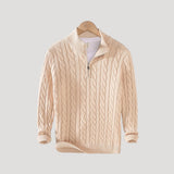 Men's cable-knit cardigan, view 5