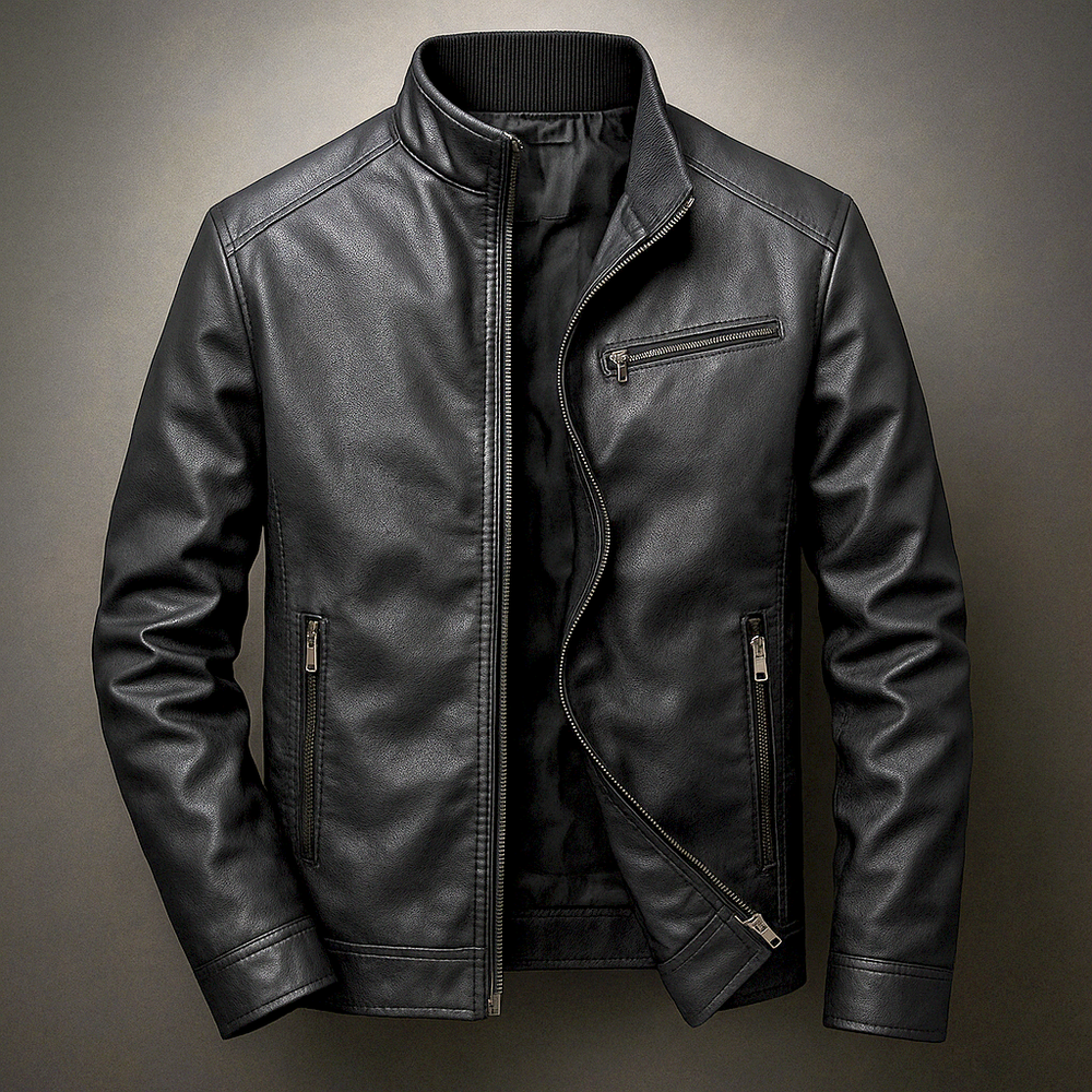 Men's zip-up coat, view 3