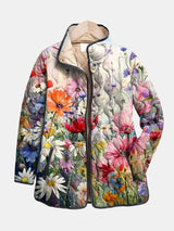Women's quilted puffer jacket, view 1