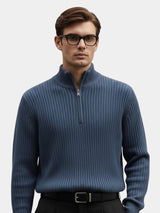 Men's zip-up cardigan, view 2