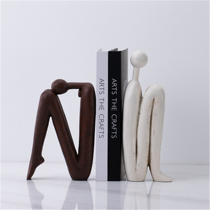 Forma Artistic Book Support - Stylish & Functional Bookends for Home & Office Decor