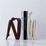 Forma Artistic Book Support - Stylish & Functional Bookends for Home & Office Decor