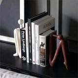 Forma Artistic Book Support - Stylish & Functional Bookends for Home & Office Decor