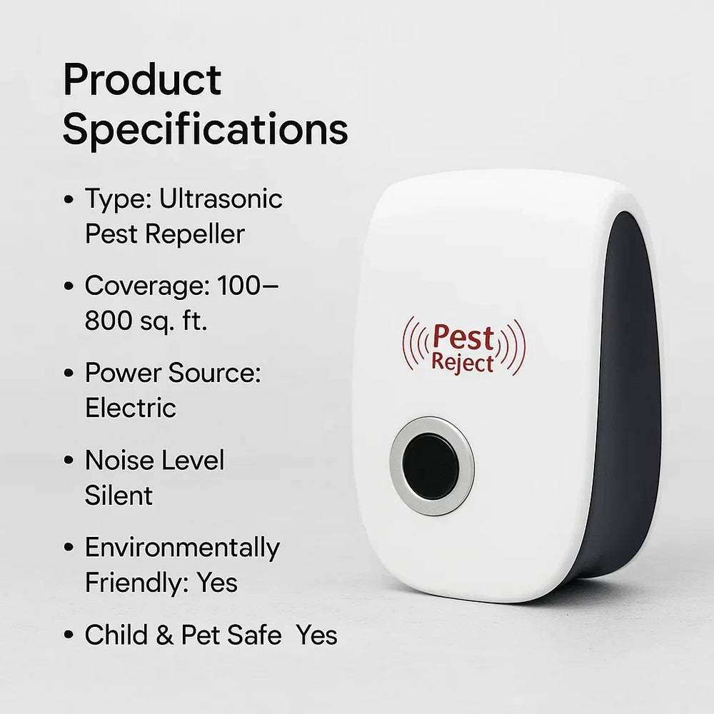 Kalsten | Ultrasonic Squirrel Repeller Device - Effective Pest Control to Deter Squirrels in 48 Hours for Gardens & Yards