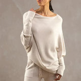 Asymmetric Oversized Women's Sweater - Sophia