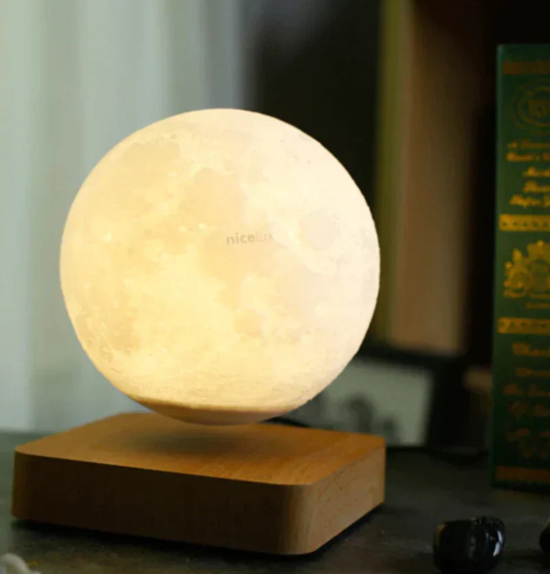 Enhanced Product Title: **LunaFloat Atmospheric Floating Moon Lamp - 3D Printed LED Night Light with Wireless Levitation & Adjustable Brightness** 

This title includes relevant keywords and details that can improve visibility and attract potential buyers