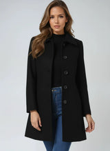 Women's fit-and-flare trench coat, view 3