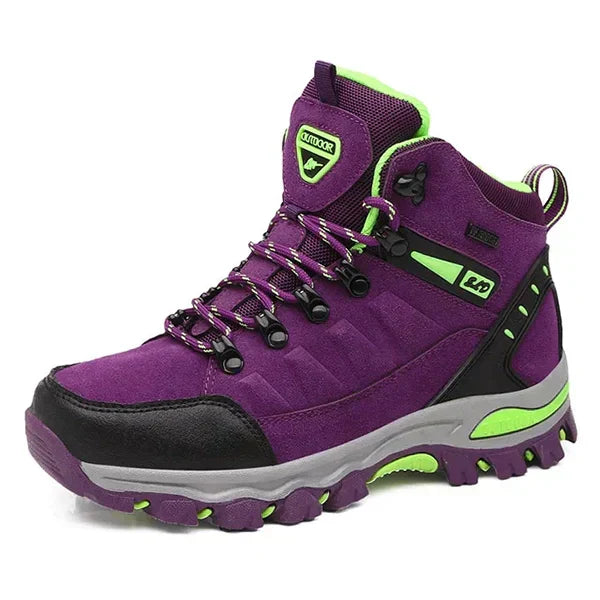Women's Wide Winter Hiking Boots with Arch Support - Comfortable & Durable Footwear for Cold Weather Adventures