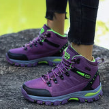 Women's Wide Winter Hiking Boots with Arch Support - Comfortable & Durable Footwear for Cold Weather Adventures