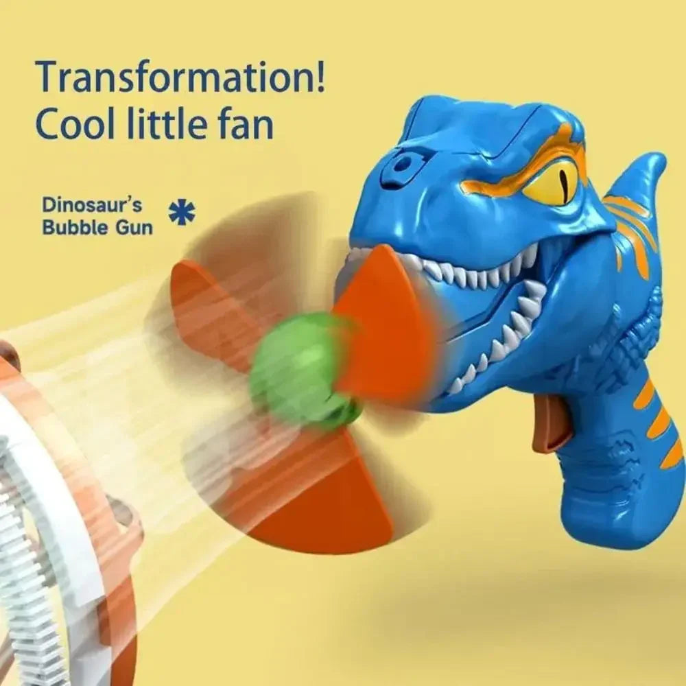 Automatic Bubble Machine – Lithium Battery-Operated, Dinosaur Design & Outdoor Fun