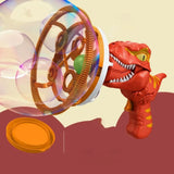 Automatic Bubble Machine – Lithium Battery-Operated, Dinosaur Design & Outdoor Fun