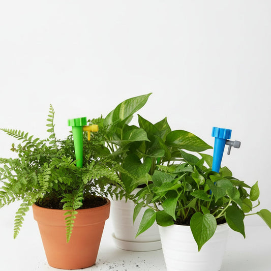 Automatic Plant Watering Spikes – Adjustable Flow, Reusable Design & Tool-Free Setup
