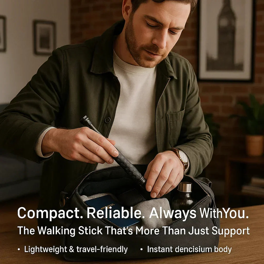 Retractable Defense Stick for Urban Safety & Hiking - Compact Self-Defense Tool for Outdoor Protection