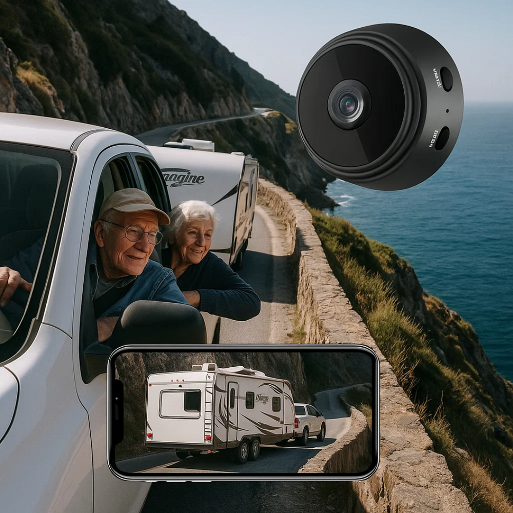 Mini Überwachungskamera – Drahtlos mit WLAN und Nachtsicht