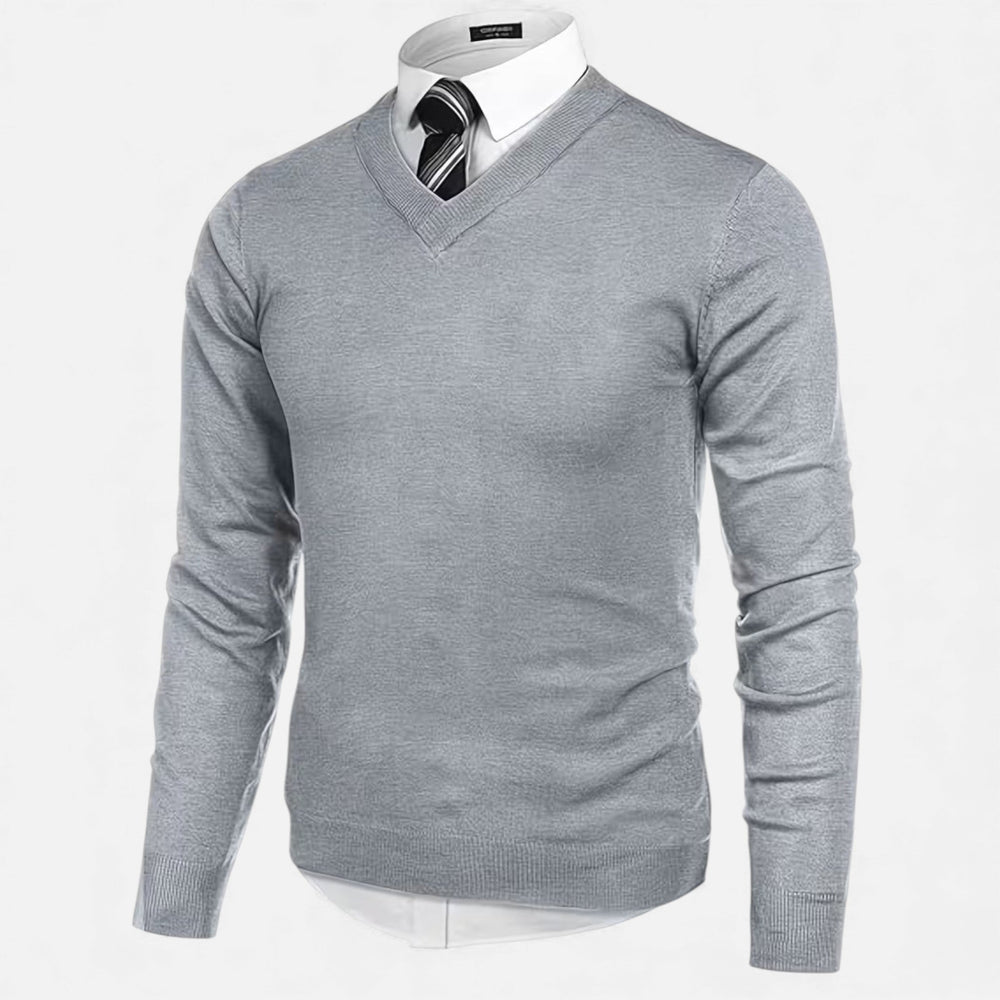 Men's v-neck cardigan, view 1