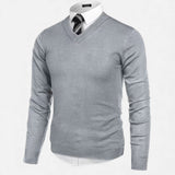 Men's v-neck cardigan, view 1