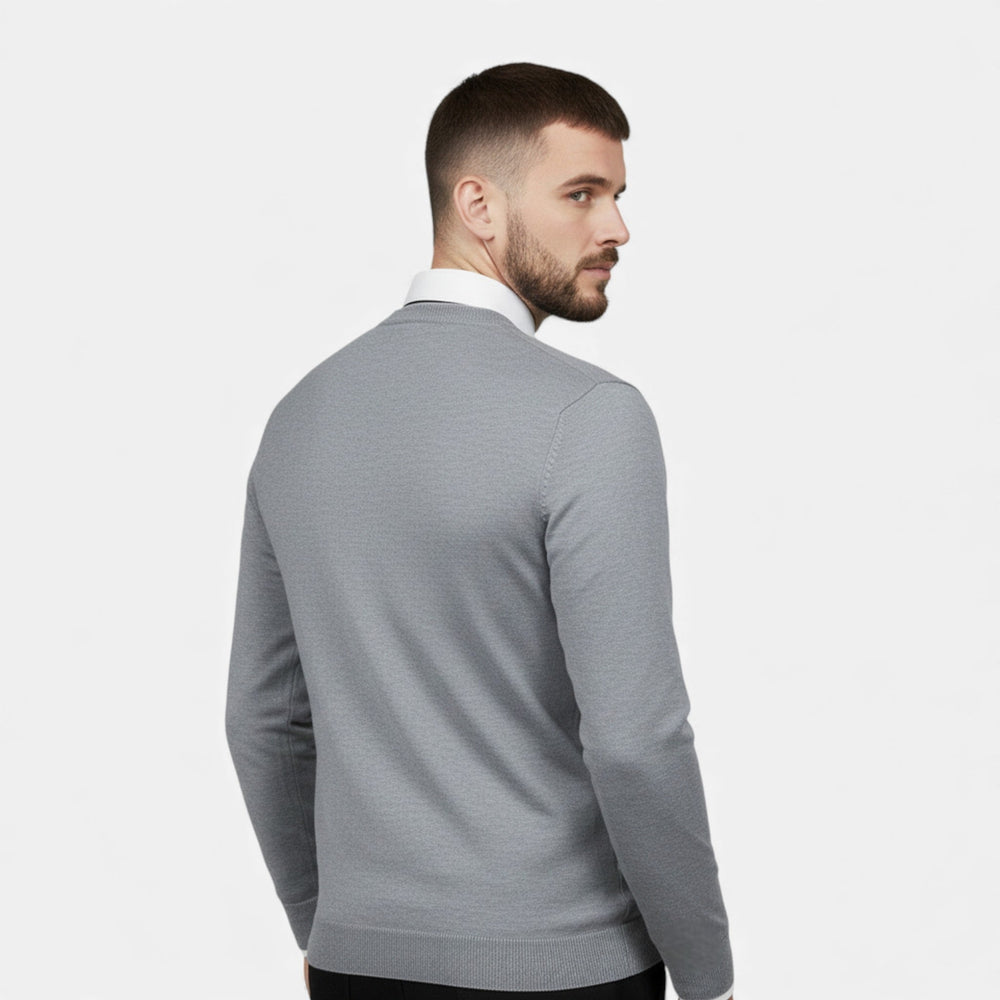 Men's v-neck cardigan, view 6