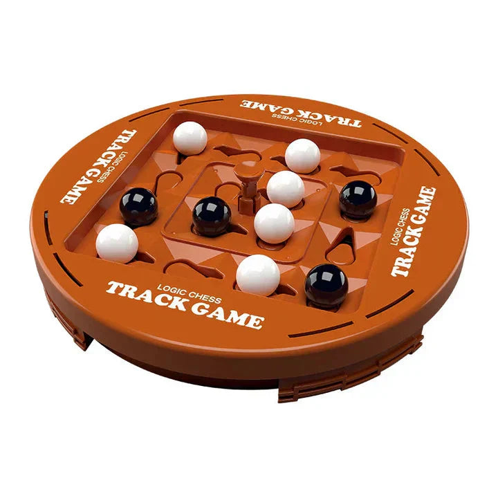 Nine Men's Morris Strategy Game – 2-Player, ABS Board & 16 Sliding Pieces
