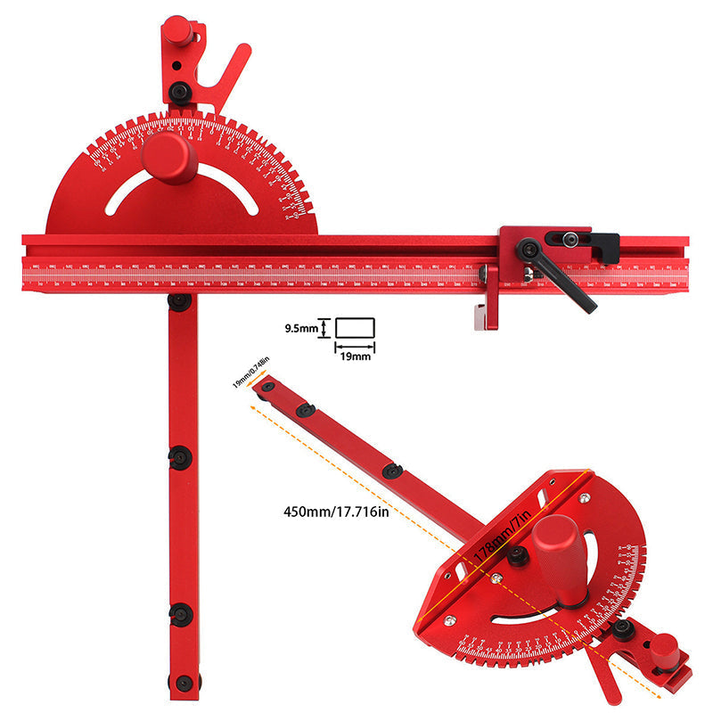 Optimized Product Title: **Verstellbarer Aluminium-Gehrungsanschlag mit Winkelmesser – 0° bis 60° für präzise Schnitte** 

This title includes relevant keywords while emphasizing the product's features and benefits, making it more appealing for Google Sho