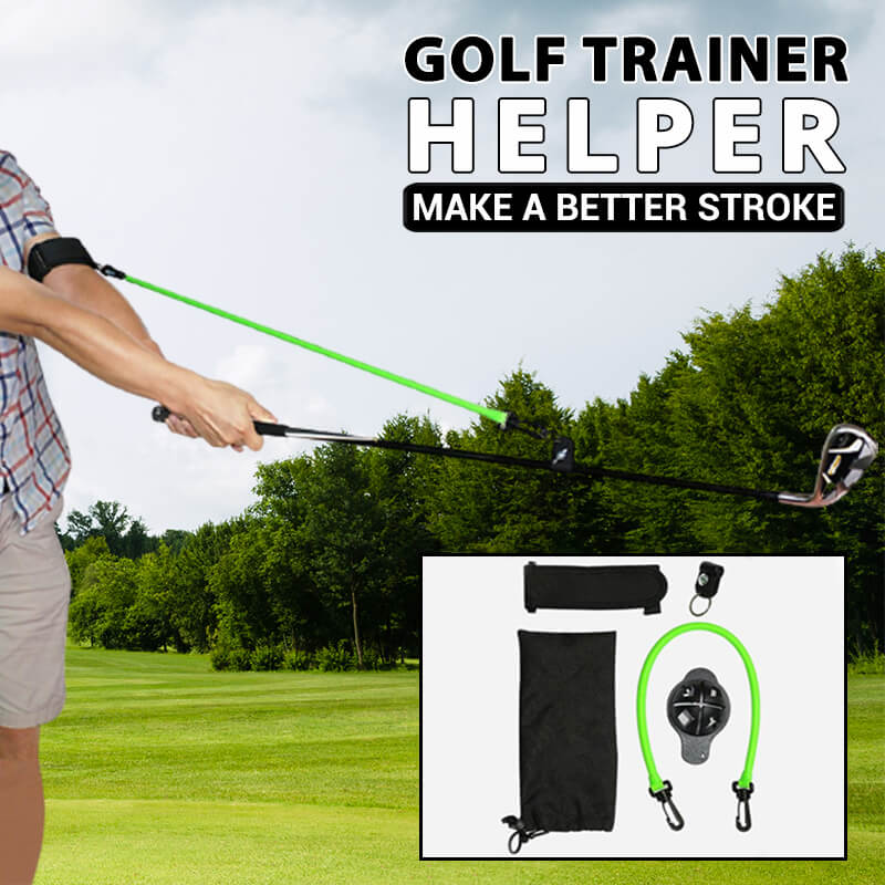 Golf Swing Trainer – Resistance Band, Latex for Posture & Putting Accuracy